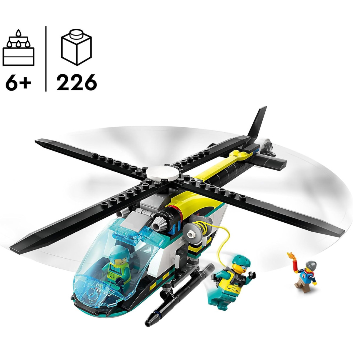 LEGO City 60405 - Elicottero di soccorso di emergenza